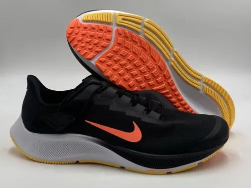 Alternative view of Giày Nike Air Zoom Pegasus 37 FlyEase 'Black Bright Mango' CK8474-005