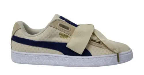 Giày Puma Basket Heart Denim Oatmeal Twilight Blue 363371-03