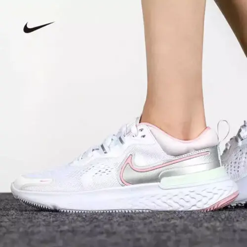 Giày Nike React Miler 2 Women's Running Shoe White Pink CW7136-101 - Ảnh 4