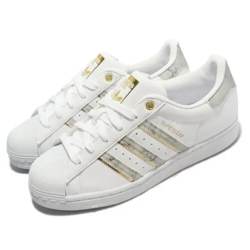 Giày Adidas Superstar 'White Gold Metallic' GX1839 - Ảnh 3