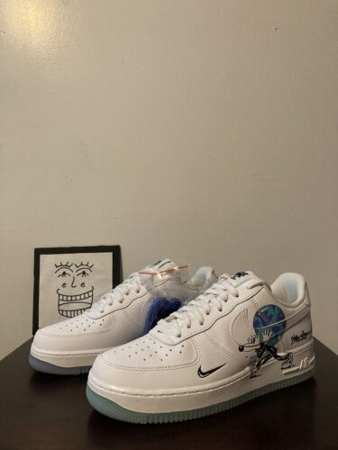 Giày Nike x Steve Harrington Air Force 1 Flyleather CI5545-100 - Ảnh 3