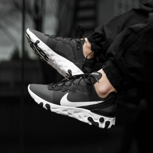 Giày Nike React Element 55 'Black White' BQ6166-003 - Ảnh 5