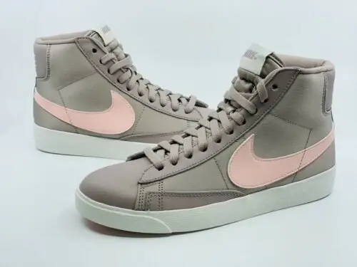Giày Nike Wmns Blazer Mid Premium 'Pumice Echo Pink' CK0835-200 - Ảnh 4