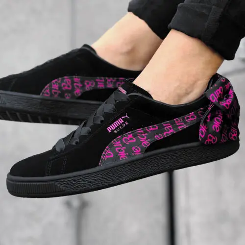 Giày Puma Classic x Barbie 'Black' 366337-01 - Ảnh 4