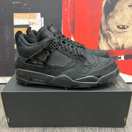Giày Golf Nike Air Jordan 4 Golf 'Black Cat' CU9981-001 - Ảnh 5
