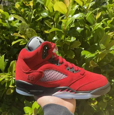 Giày Nike Air Jordan 5 Retro GS 'Raging Bull' 2021 440888-600 - Ảnh 3