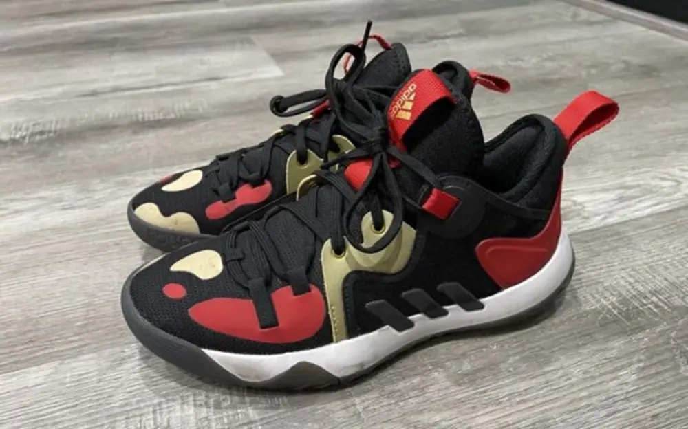 Giày Adidas Harden Stepback 2 J 'Black Scarlet' FZ1549 - Ảnh 5