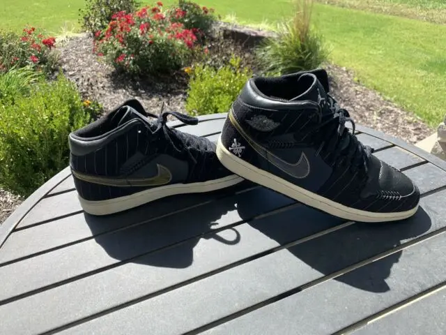 Giày Nike Air Jordan 1 GS 'Dark Charcoal' 327048-012 - Ảnh 5