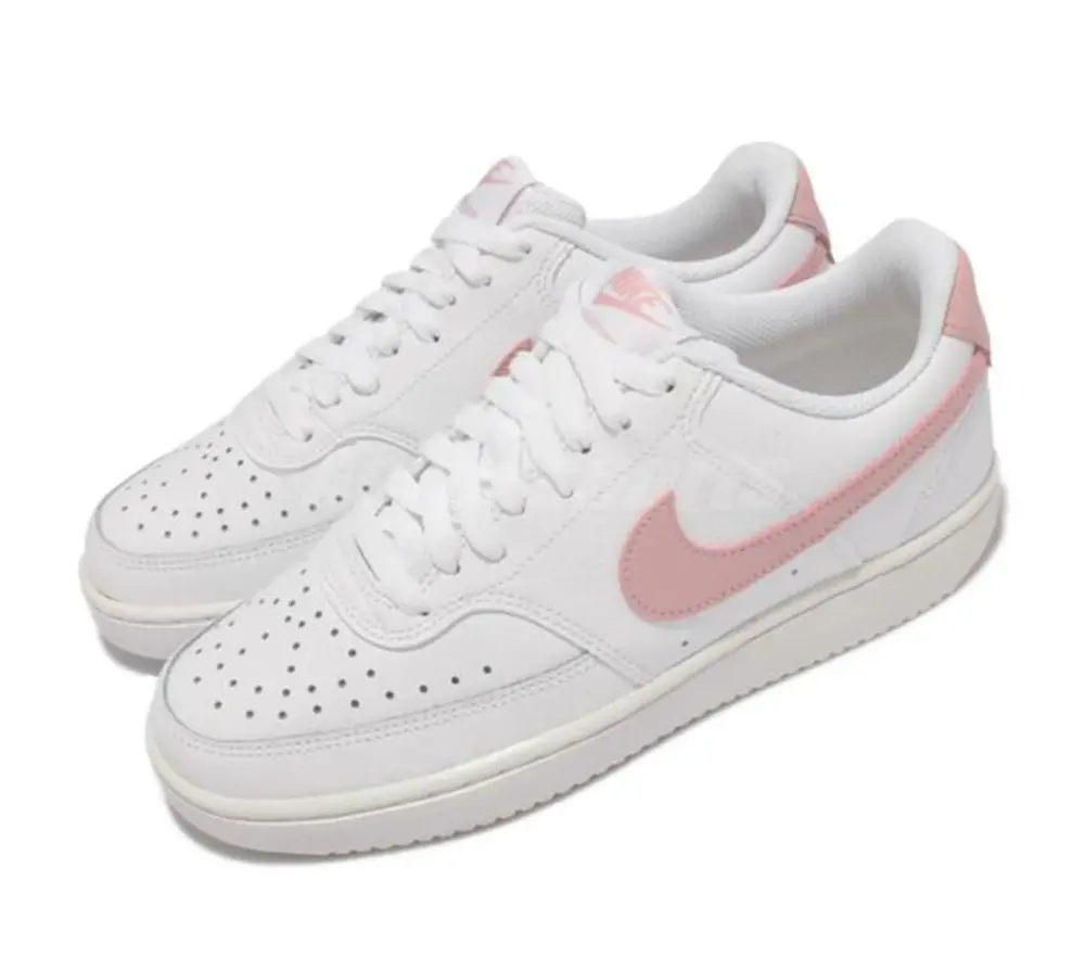 Giày Nike Court Vision Low 'White Pink Glaze' CD5434-110 - Ảnh 4