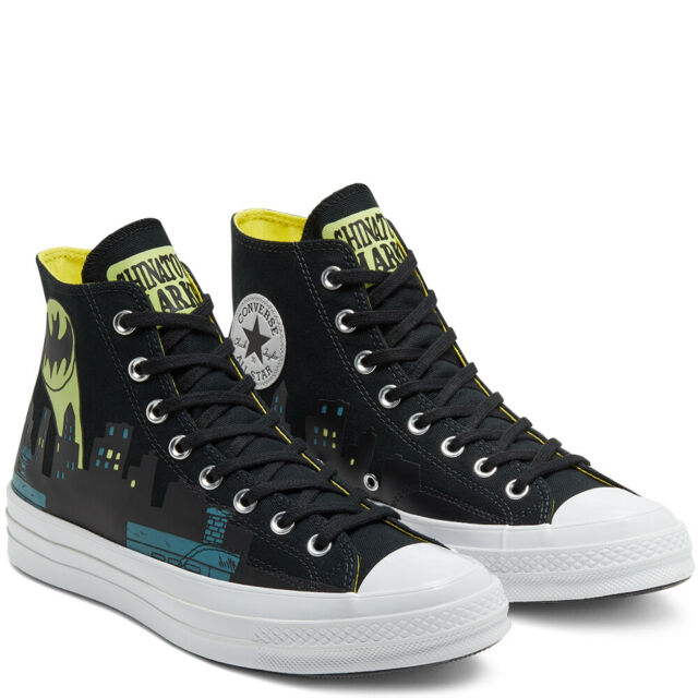 Giày Converse DC Comics x Chinatown Market x Chuck 70 High 'Gotham City Glow In The Dark' 167511C - Ảnh 2
