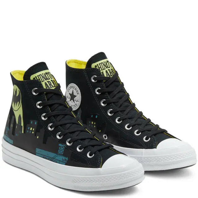 Alternative view of Giày Converse DC Comics x Chinatown Market x Chuck 70 High 'Gotham City Glow In The Dark' 167511C