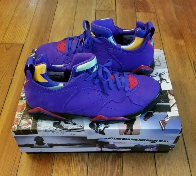 Giày Nike Air Jordan 7 Retro Low NRG 'Bright Concord' AR4422-407 - Ảnh 4