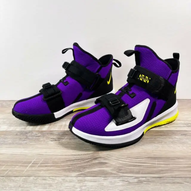 Giày Nike LeBron Soldier 13 SFG 'Lakers' AR4225-500 - Ảnh 5