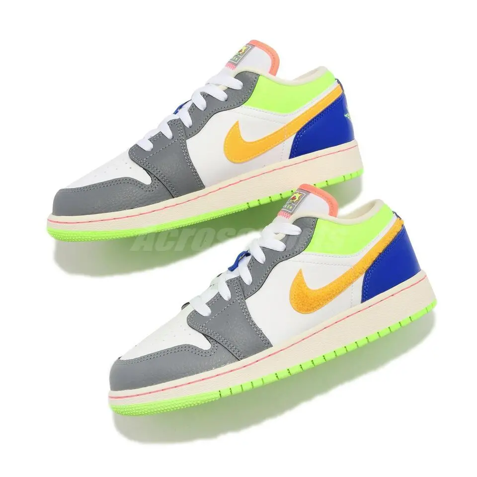 Giày Nike Air Jordan 1 Low GS 'Hoops' FB1835-181 - Ảnh 4