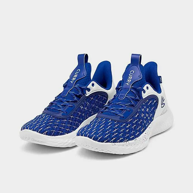 Giày Under Armour Curry Flow 9 Team 'White Royal' 3025631-401 - Ảnh 8