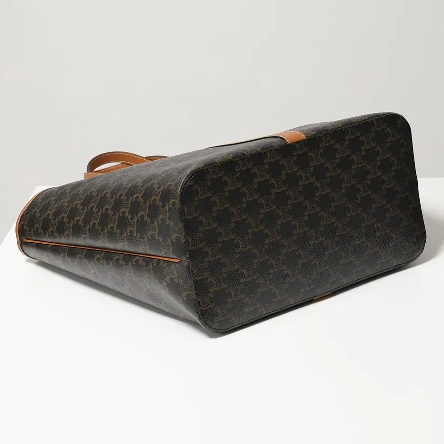 Túi Celine Medium Cabas In Triomphe Canvas Tan 191112CAS-04LU - Ảnh 4