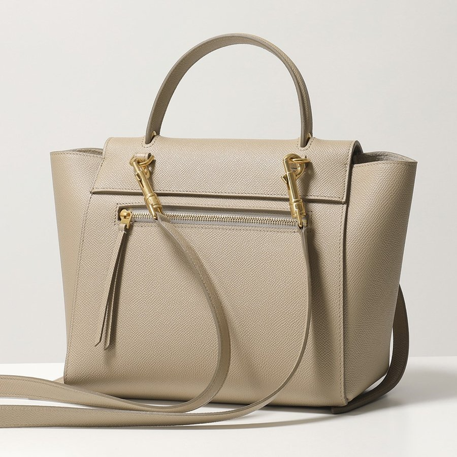 Túi Celine Micro Belt Bag In Grained Calfskinlight Taupe 189153ZVA-18LT - Ảnh 4