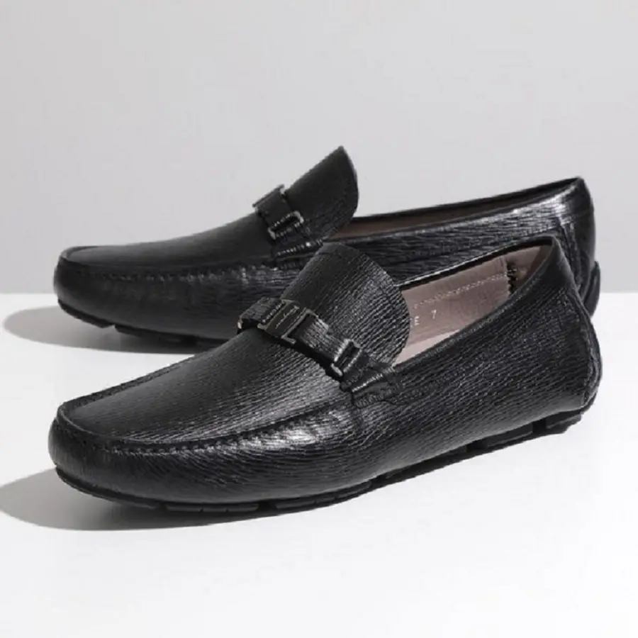 Alternative view of Giày Salvatore Ferragamo Mocasin Buckle ‘Black’ 709326