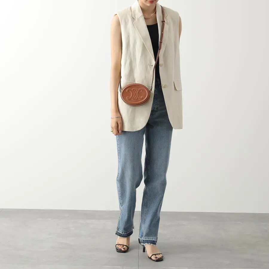 Alternative view of Túi Celine CROSSBODY OVAL PURSE in Smooth Calfskin 10I703DPQ-04LU