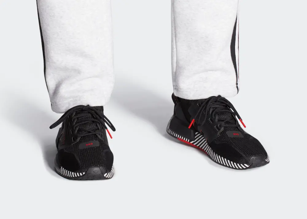 Giày Adidas NMD R1 V2 J Dazzle Camo Black FY2107 - Ảnh 6