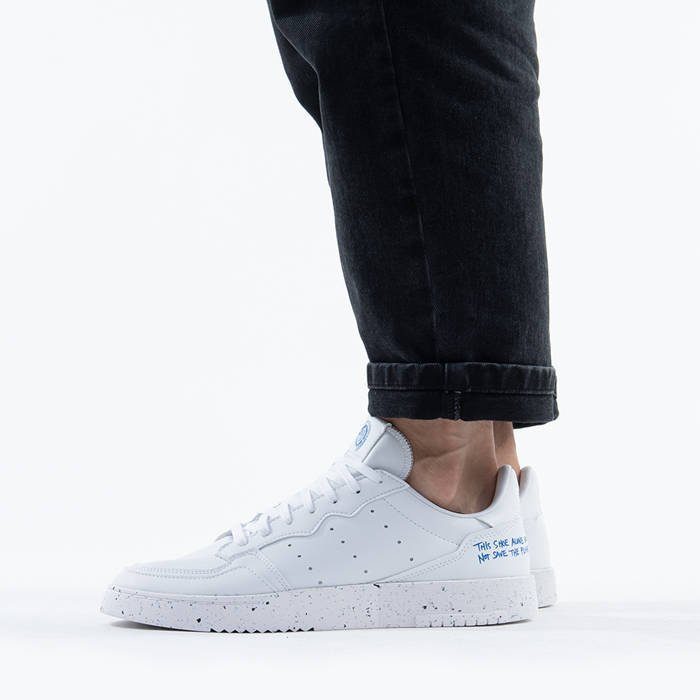 Giày Adidas Supercourt 'Clean Classics Collection - White Collegiate Royal' FU9728 - Ảnh 4