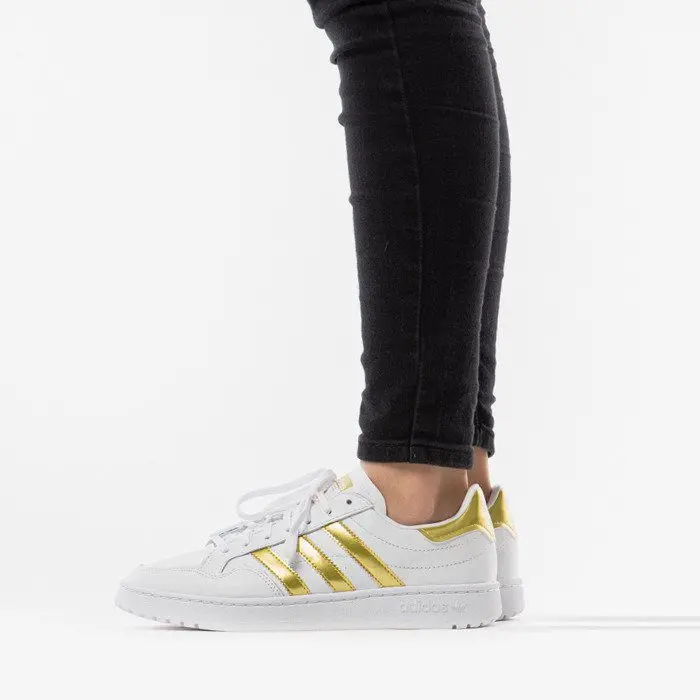 Giày Adidas Wmns Team Court 'White Gold Metallic' EF6058 - Ảnh 4