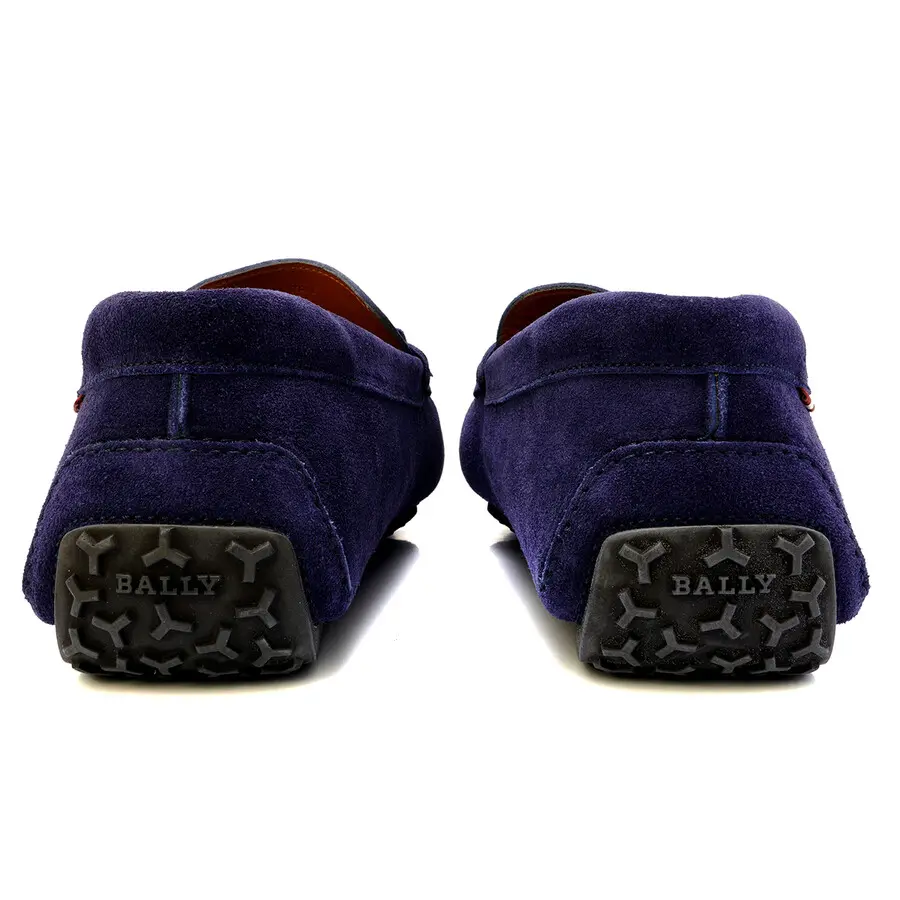 Alternative view of Giày Bally Pardue Suede Loafers 'Ink' 6217543