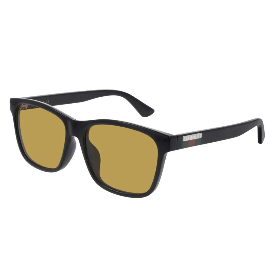 Kính Gucci Square Sunglasses Black Yellow GG0746SA-002-57 - Ảnh 6
