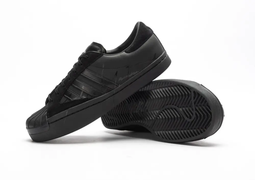 Giày Adidas Y-3 Yohji Pro Superstar Skate Low 'Black' EH2268 - Ảnh 3