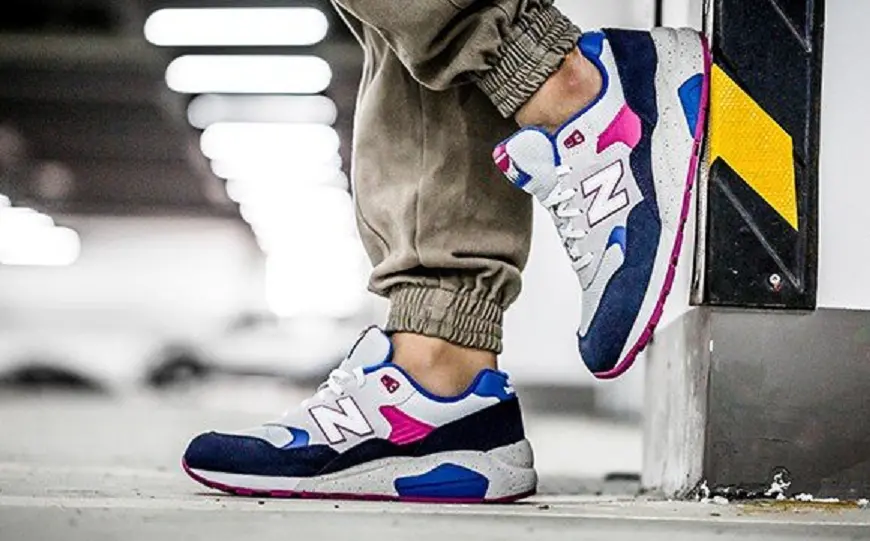 Alternative view of Giày New Balance 580D 'Grey Pink' CMT580TE