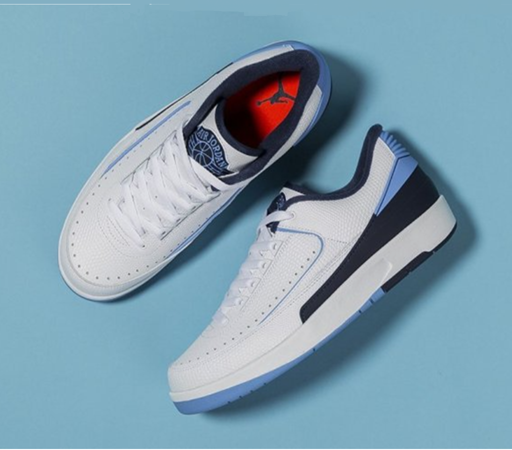 Giày Nike Air Jordan 2 Retro Low 'Midnight Navy' 832819-107 - Ảnh 3