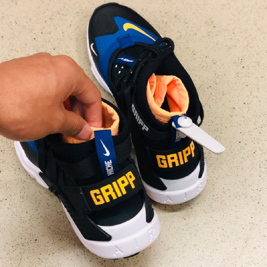 Giày Nike Air Huarache Gripp ‘Black Indigo’ AO1730-006 - Ảnh 4