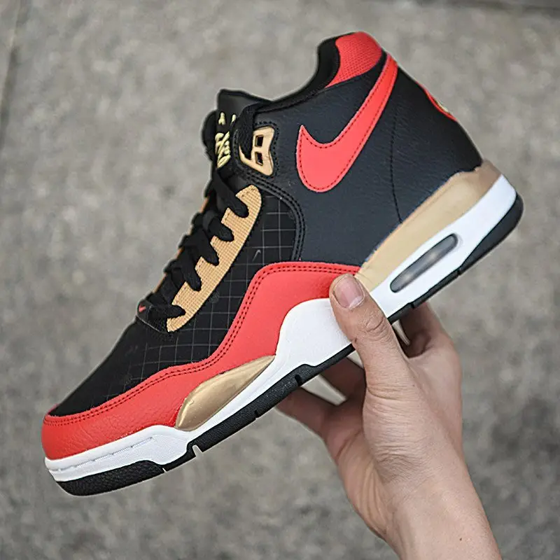 Giày Nike Flight Legacy Black Red Gold DD8493-091 - Ảnh 3