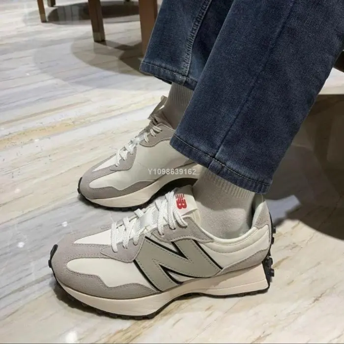 Giày New Balance 327 'White Grey' MS327NAR - Ảnh 3