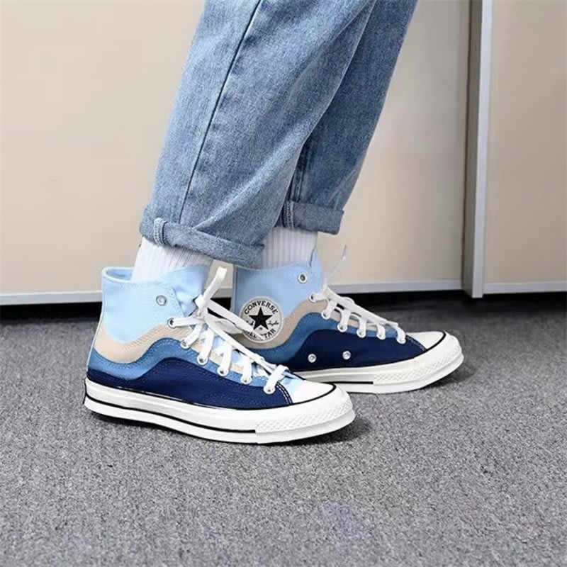 Giày Converse Chuck 70 High 'Chambray Blue' 170838C - Ảnh 2