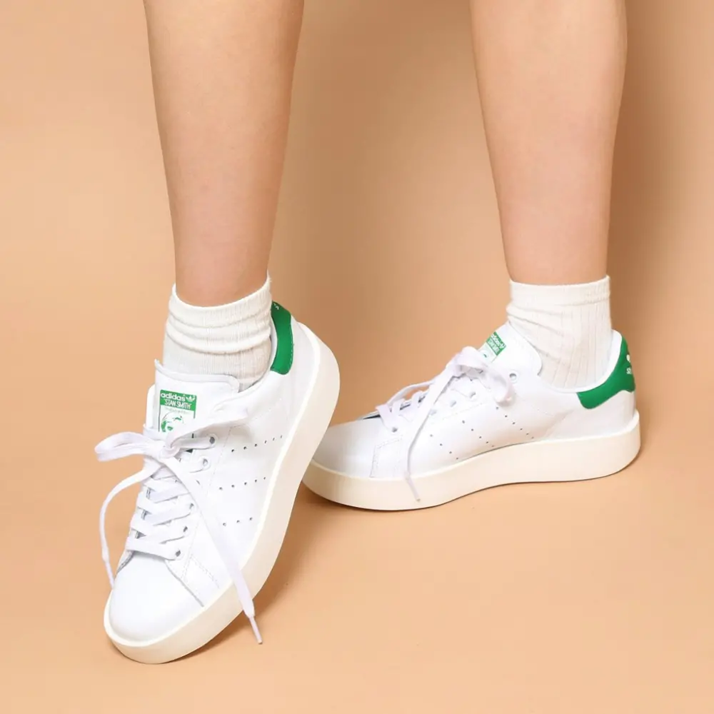 Giày Adidas Wmns Stan Smith Bold 'White Green' S32266 - Ảnh 6