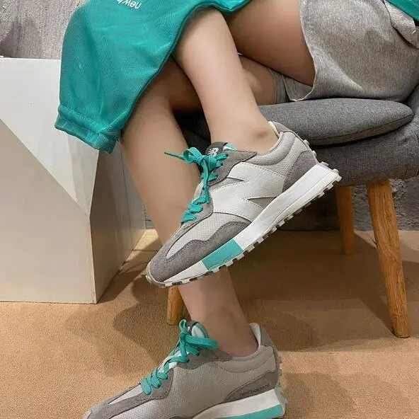 Alternative view of Giày New Balance Niko x 327 ‘Grey Blue’ MS327RJ1