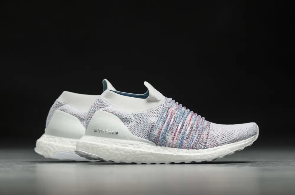 Giày Adidas Wmns Ultraboost Laceless 'White Multicolor' B75857 - Ảnh 3
