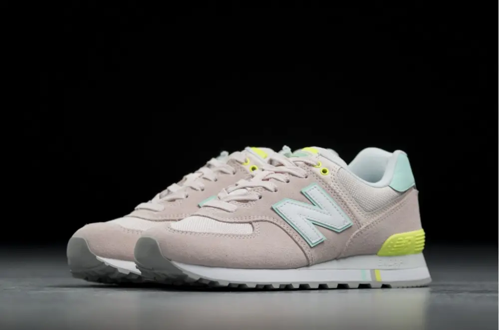 Giày New Balance 574 'Pink Mist Light Reef' WL574NSC - Ảnh 3