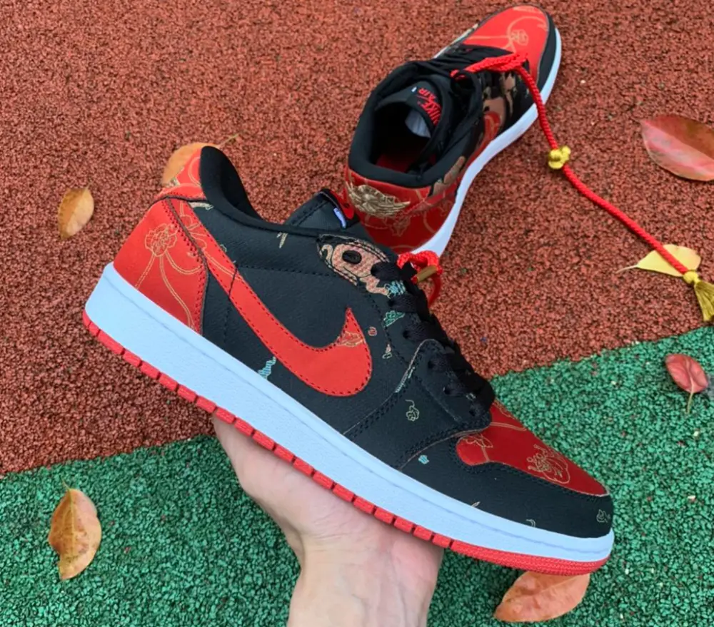 Giày Nike Air Jordan 1 Low OG 'Chinese New Year' DD2233-001 - Ảnh 4