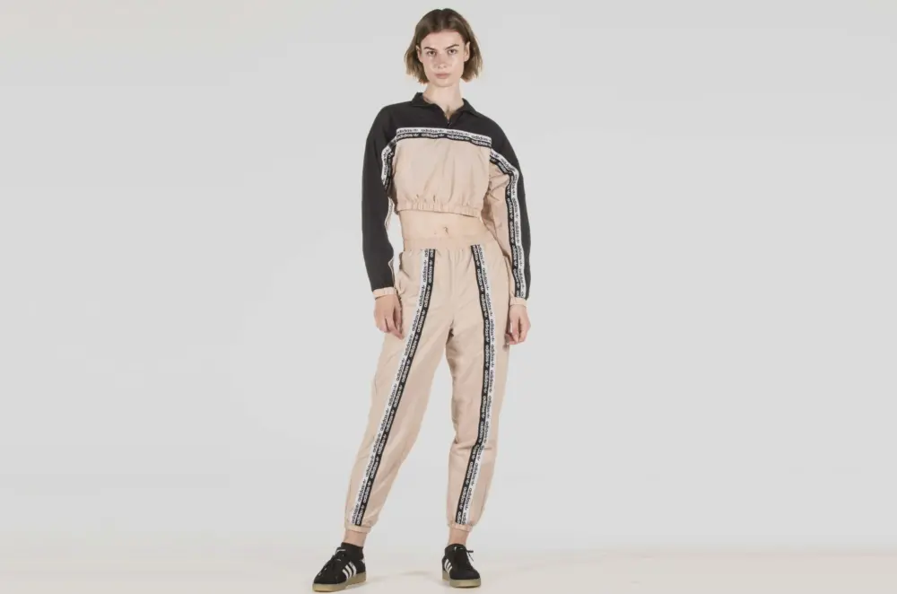 Quần Adidas Originals W Track Pants Khaki ED7423 - Ảnh 5