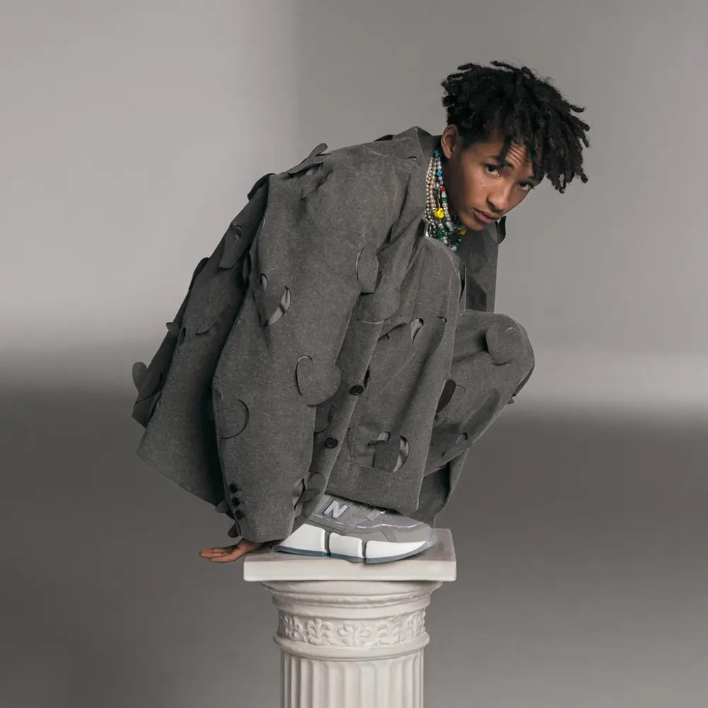 Giày New Balance Jaden Smith x Vision Racer 'Grey Silver' MSVRCJSD - Ảnh 5