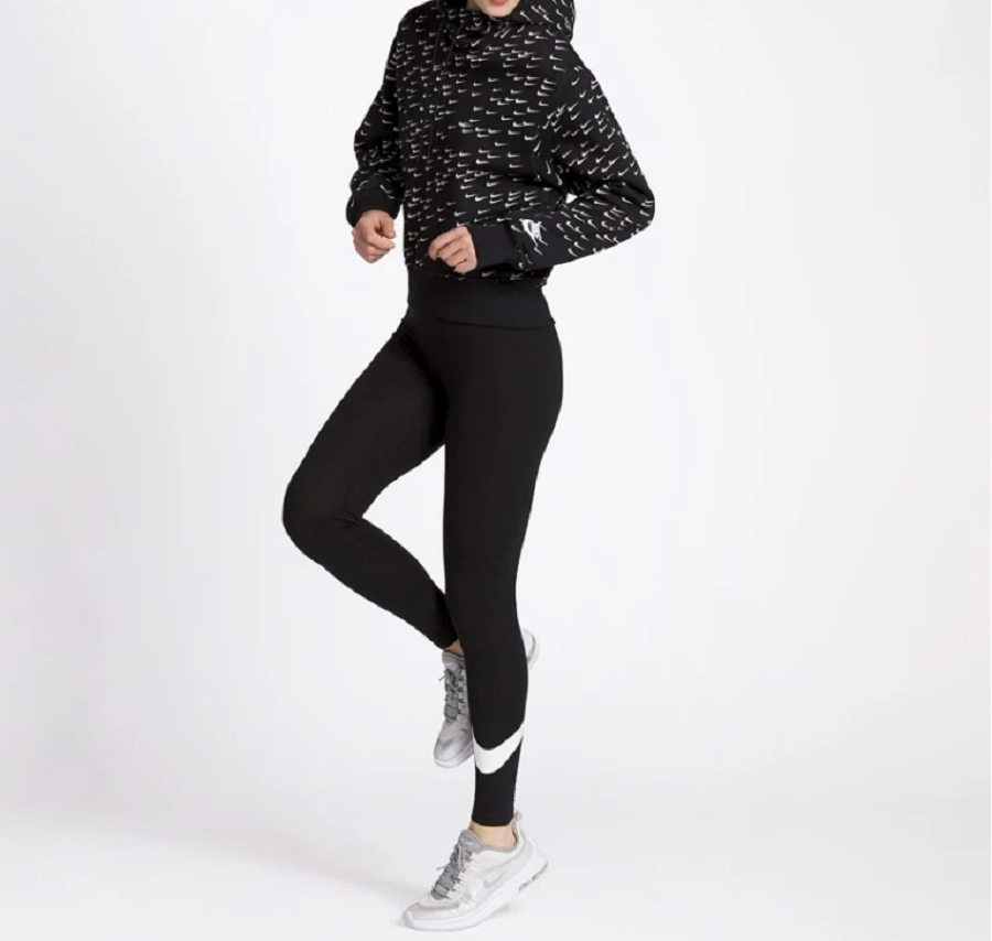 Áo Nike X-Small All Over Print Hoodie Swoosh Hoodie AV8342-010 - Ảnh 4