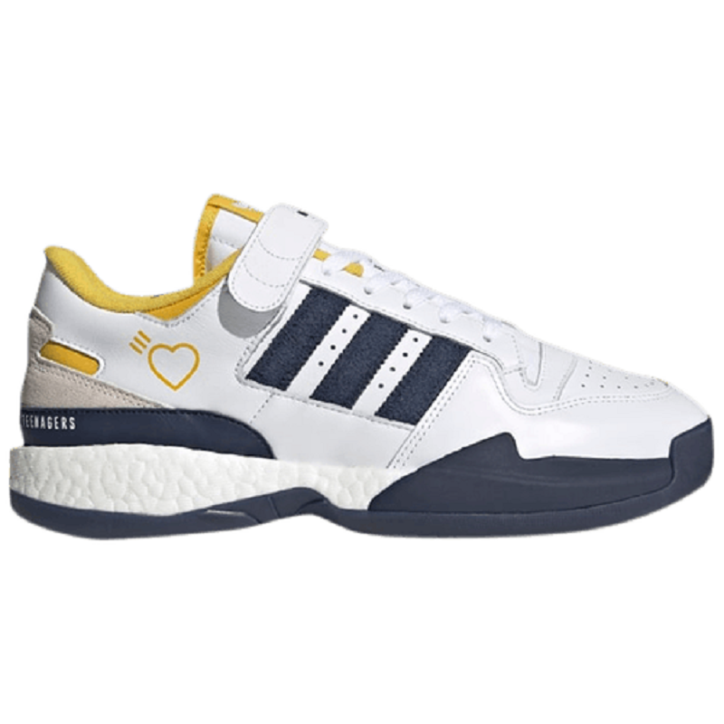Giày Adidas Human Made x Forum Low 'Hazy Yellow Navy' S42975