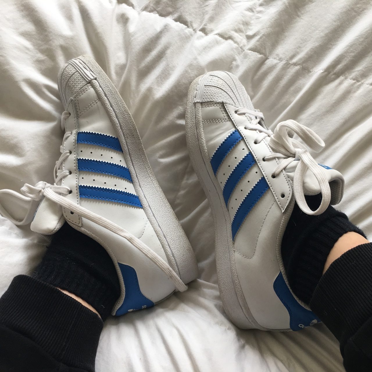 Giày Adidas Superstar 'White Ray Blue' S75929 - Ảnh 3