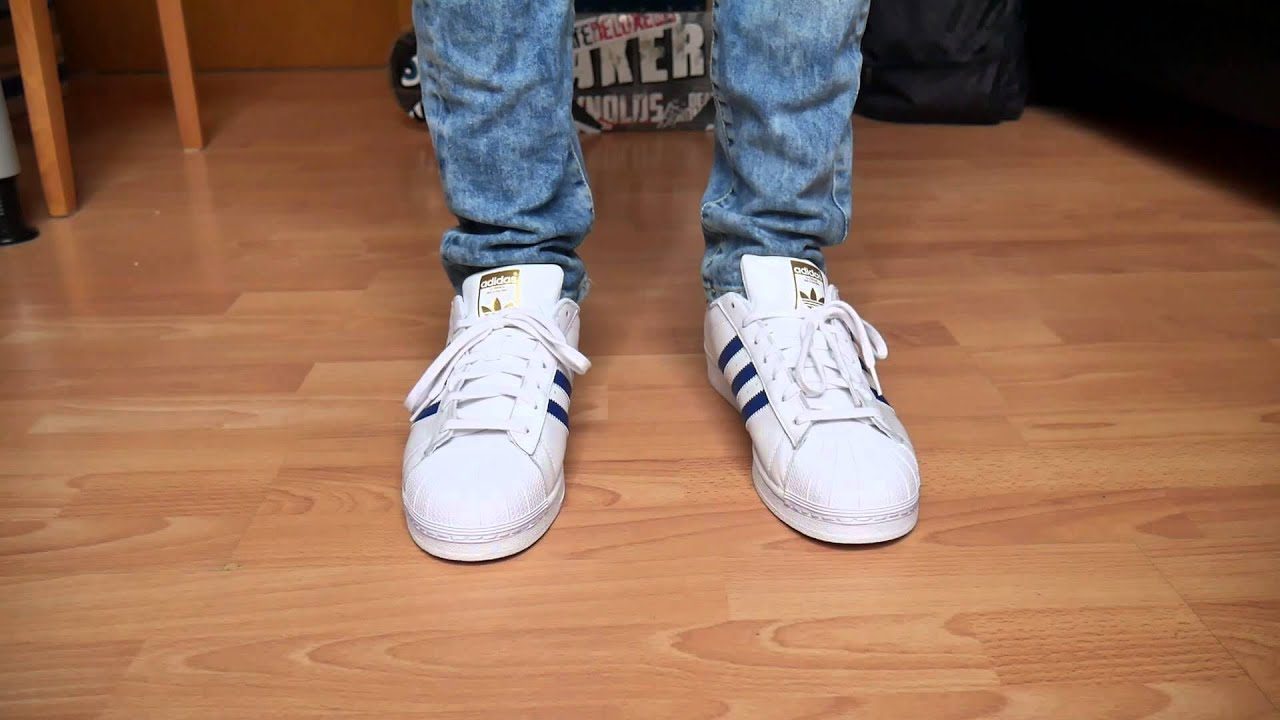 Giày Adidas Superstar 'White Ray Blue' S75929 - Ảnh 4