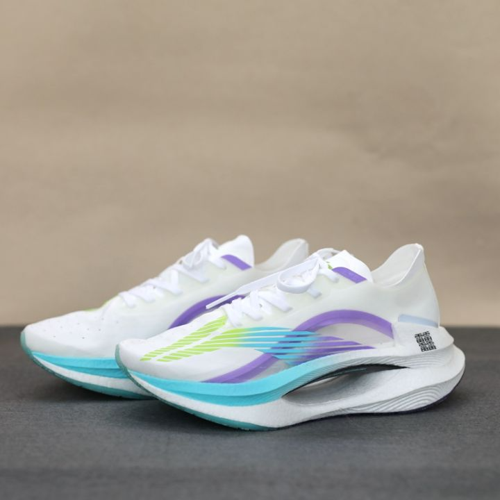 Giày Li Ning Jueying 'White Fluorescent Blue Purple' ARHQ245-3 - Ảnh 4