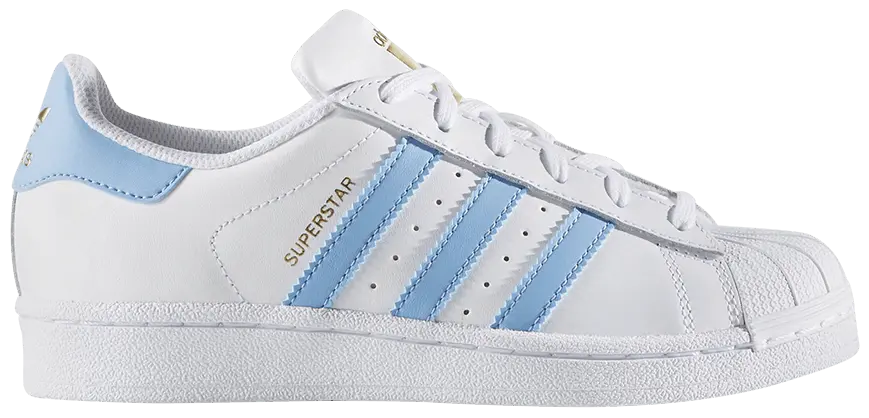 Giày Adidas Superstar Foundation J 'Light Blue' S81018