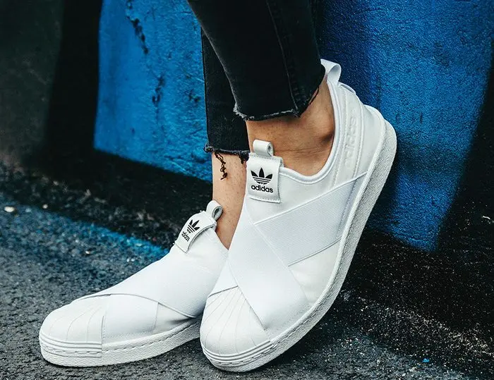 Alternative view of Giày Adidas Superstar Slip On 'Core White' S81338