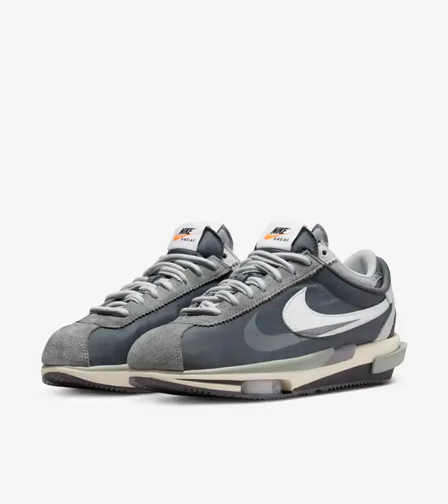 Giày Nike Zoom Cortez SP 'Sacai Iron Grey' DQ0581-001 - Ảnh 5